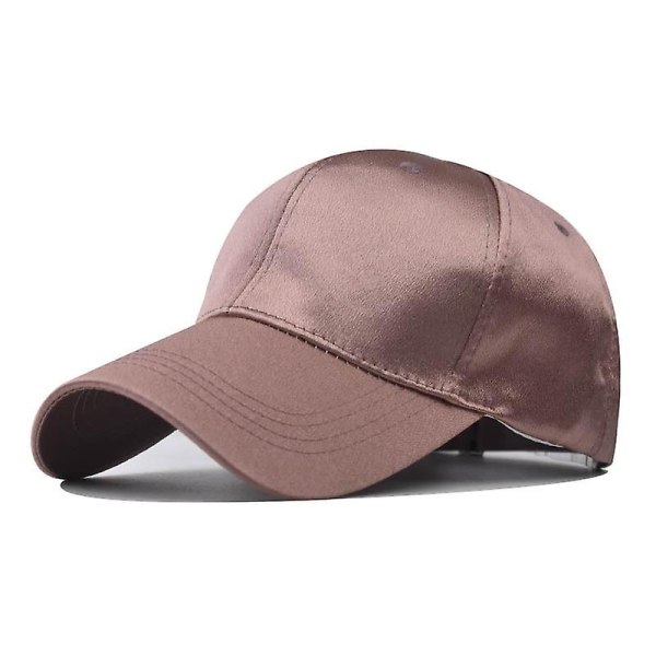 Baseballhatt Satin Peaked Cap - Perfet dark pink adjustable