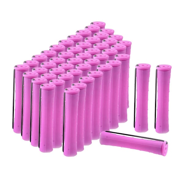 Kolde Permanentstænger til Hår Varmefrit Ruller Styling Frisørværktøj - Perfekt 50Pcs 1.9cm
