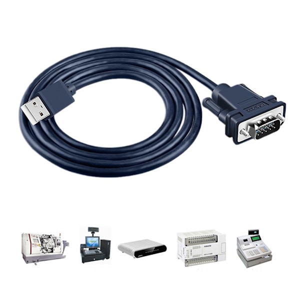 USB-sarjaporttisovitin 9-napaiselle RS232:lle, USB-RS232 -tuki Windows 8/10 - Perfet 3m