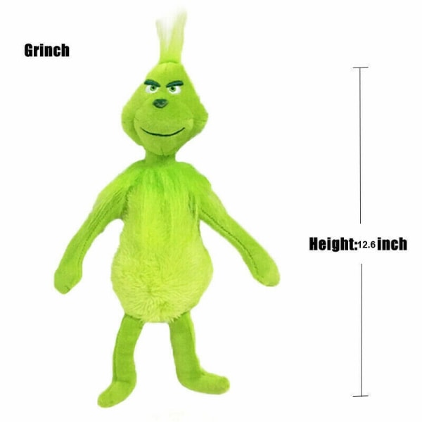 Hvordan Grinchen stjal plysjleketøy Xmas Grinch myk utstoppet dukke - Perfet Green