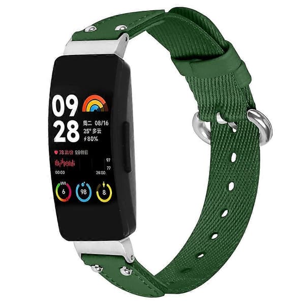 Typ B Kompatibel med Fitbit Inspire 2 Nylonflätat Klockarmband Justerbart Ersättningsarmband - Perfet Style C