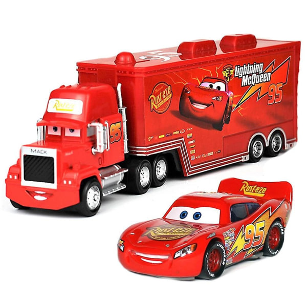 Cars 2/3 Movie The King Chick Hicks Mack Truck Onkel Truck Sportsbil Lekesett Barn Bursdagsgaver - Perfet Mcqueen