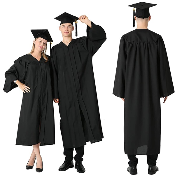 Graduation Klänning Set Mortarboard Hat 45