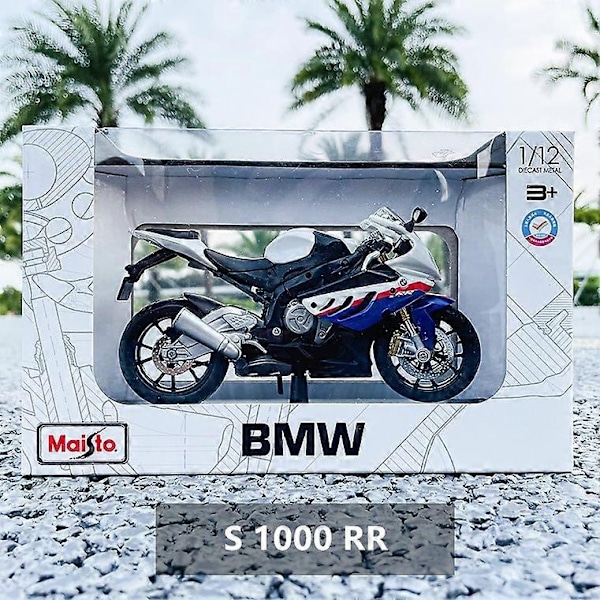 1:12 R 1250 GS med base af legering off-road motorcykel ægte autoriseret die-cast model legetøjsbil samling gave-Perfet S 1000 RR