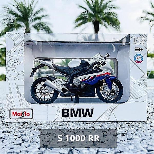 1:12 R 1250 GS - Off-Road-Moottoripyörä, Alumiinijalusta, Alkuperäinen Lisensoitu Valettu Malliauto, Keräilyesine, Lahja - Täydellinen S 1000 RR