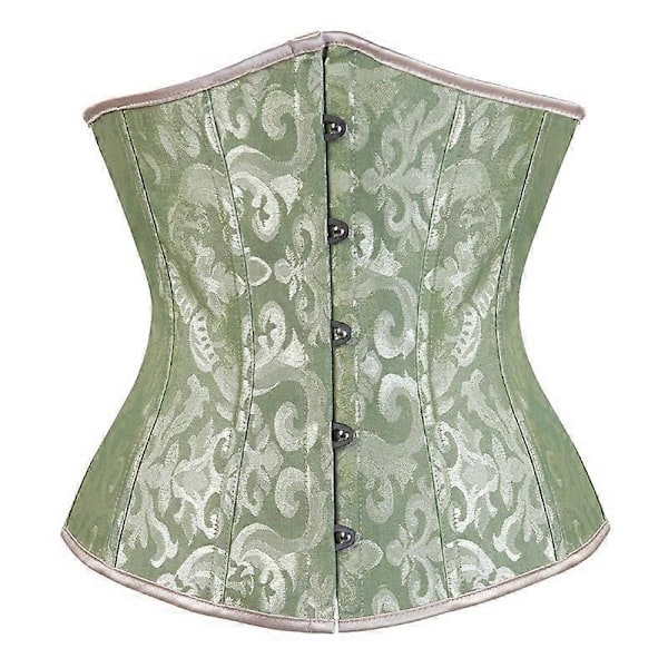 Goottilainen Korsetti Naiset Seksikäs Alavyötärökorsetti Vyötärönkouluttaja Korsetti Muotoilija Pluskoko Corpete Corselet Musta Valkoinen Punainen Sininen S-6xl-Perfet 8063 Green XXL