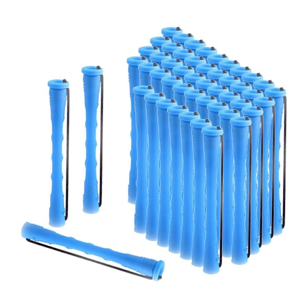 Kolde Permanentstænger til Hår Varmefrit Ruller Styling Frisørværktøj - Perfekt 50Pcs 0.9cm