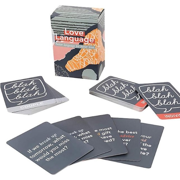 Love Language Card Game 150 par samtalestartere