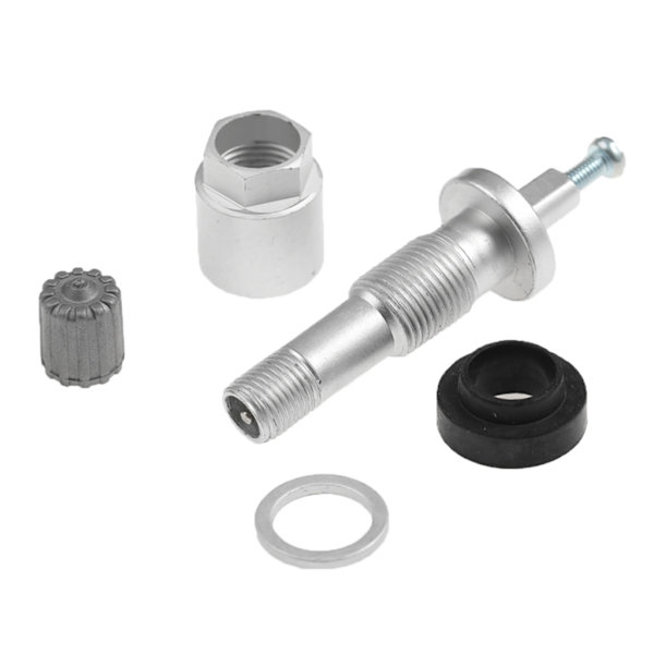 8 st TPMS bildäcksventiler Aluminiumlegering slanglösa ventiler Däcktrycksövervakningssystem Sensorventil spindelreparationssats - Perfet