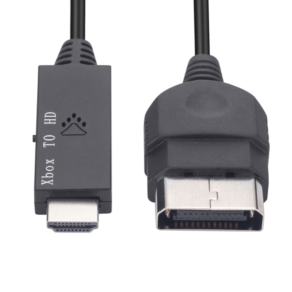 for XBOX til HDMI-kompatibel konverterkabel 1080i 720p 480p Original AV-kabeladapter for alle klassiske konsollmodeller - Perfet