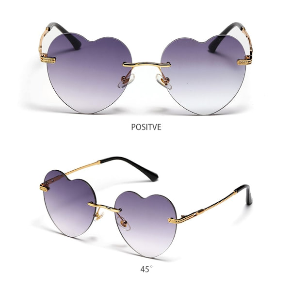 Heart Sunglasses Naisten aurinkolasit CLEAR BLUE- Perfet Clear Blue