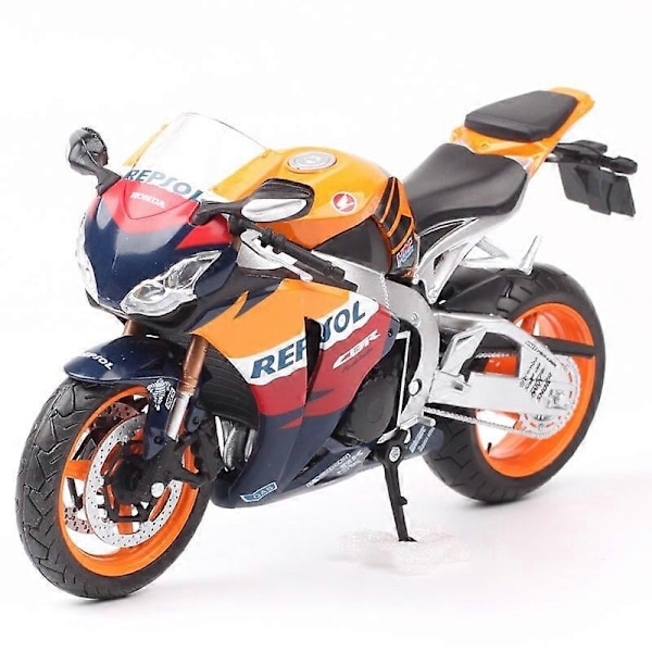 1/12 Honda CBR1000RR Fireblade Repsol legering racing motorcykel model høj simulering metal gade motorcykel model børns legetøj gave-Perfet Red retail box