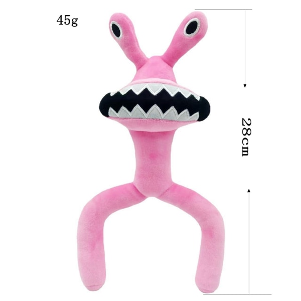 Rainbow Friends Plys legetøjsfigur Lilla 53cm - Perfet pink 28cm