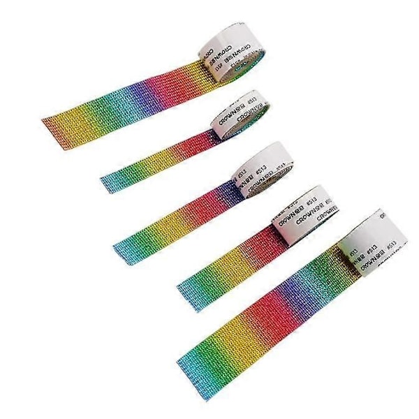 Självhäftande kristallstenar DIY-dekoration - perfekt colorful 1.7cm