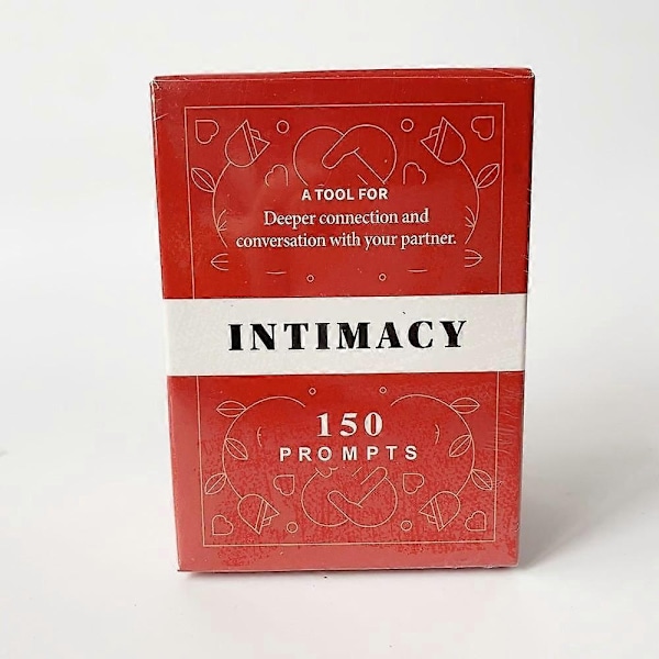 2025 Seneste Model BestSelf Intimacy Deck 150 Samtalestartere for Par - Perfekt