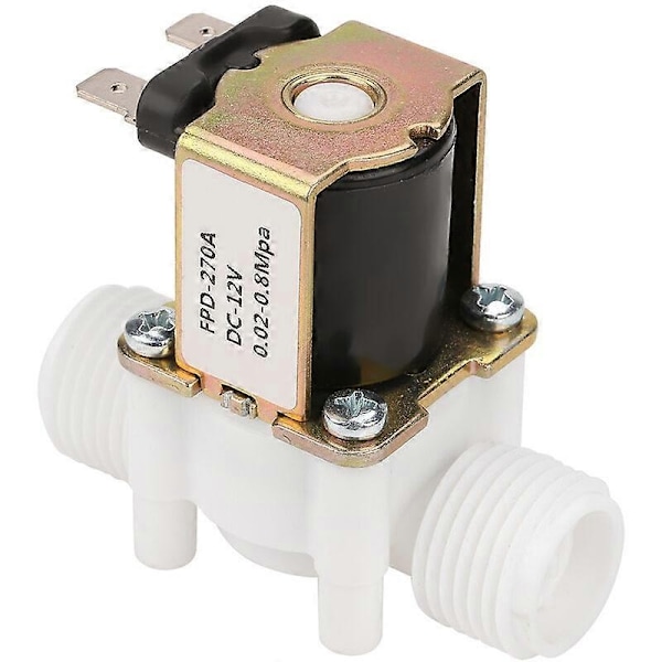 G1/2 Magnetventil - DC 12V - NC Elektrisk vanninntaksventil (DC 12V)-Perfet