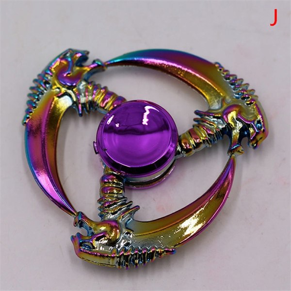 Rainbow Metal Finger Spinner R118 Stock Spinner Toy Adult Toy - Perfet J