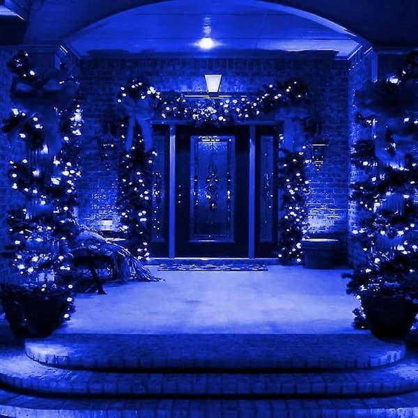 Jule mini lyskæde, 50 LED lys Blue