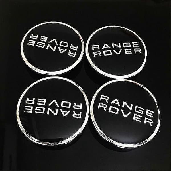 Hjulkapsel 4 62 mm - Navkapsel Kompatibel med Range Rover Badge Emblem-Perfekt