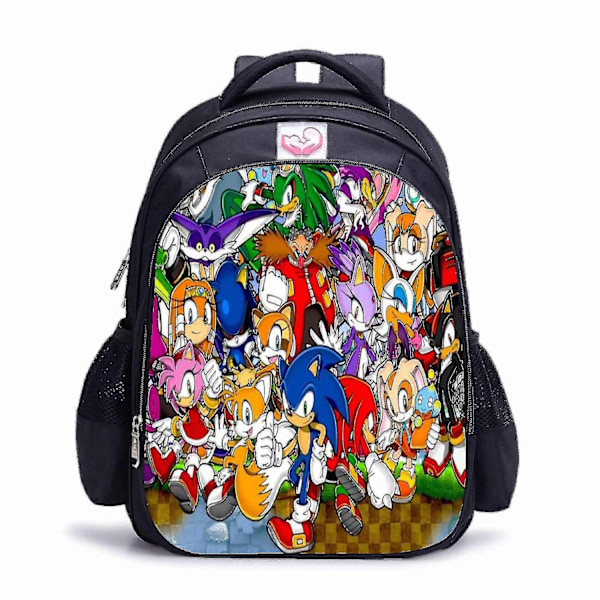 Anime Sonic Tecknad Spel Tecknad Anime Barnryggsäck - Perfekt 10