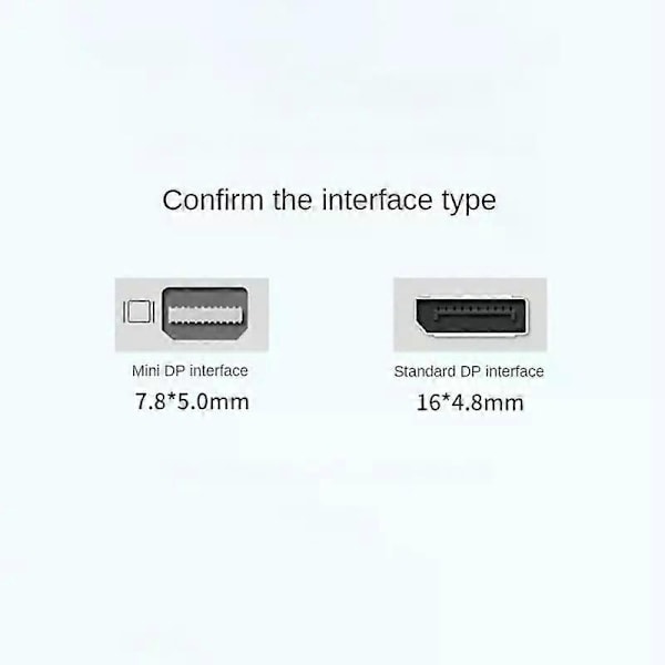 Alumiininen 4K Displayport Mini DP - HDMI-yhteensopiva adapteri 4K @60Hz 1080P Naaras-Uros Yhteensopiva PC:n Kannettavan Projektorin kanssa - Perfet Style B