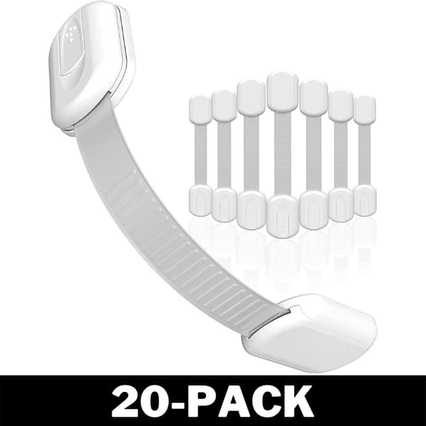 Barnlås för skåp och dörrar - enkla att installera 4-Pack