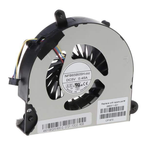 CPU Køleventilator til HP Elitebook 8560p 8570p 8560 8560B Laptop Køleventilator - Perfekt