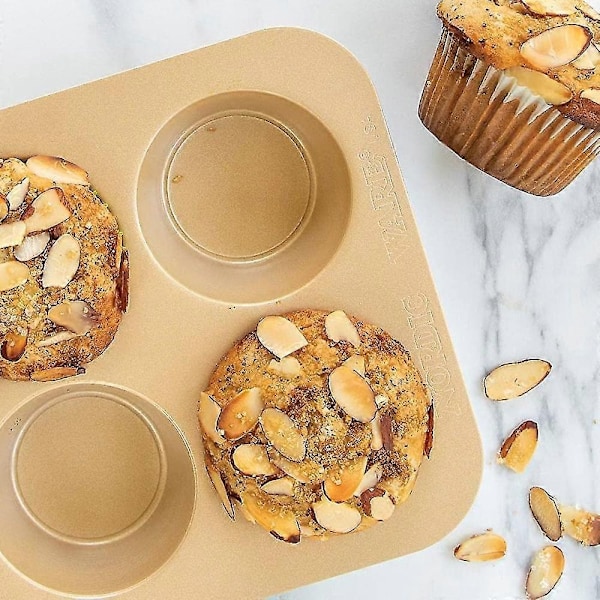 Muffinsformar - Non-Stick Cupcakeformar - Kaffebarer & Restauranger - Perfekt gold
