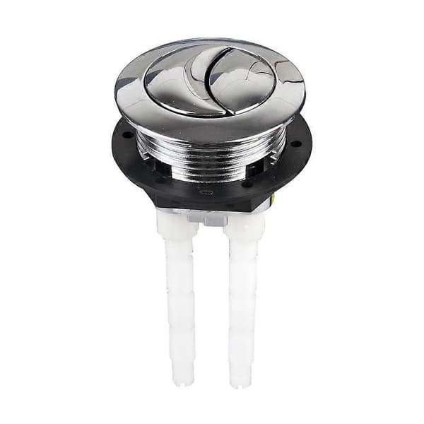 Universell toalettknapp Enkel/Dobbel knapp Spyleventil Erstatning Passer 38mm-Perfekt Double button
