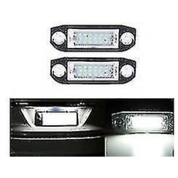 par LED nummerpladelys til Volvo C70 S40 S60 S80 V50 V60 V70 XC60 XC70 XC90