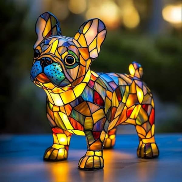 Hunde Serie Kunst Natlampe - Perfekt F