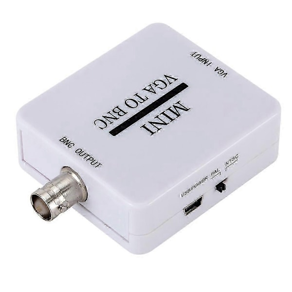VGA til BNC Videokonverter VGA til BNC Videoadapter VGA til BNC Utgang Videokonverter Adapter-Perfet