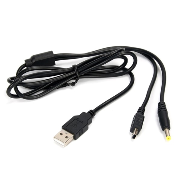 1 stk 2 i 1 USB 2.0 datakabel oplader til PSP 1000 2000 - Perfet