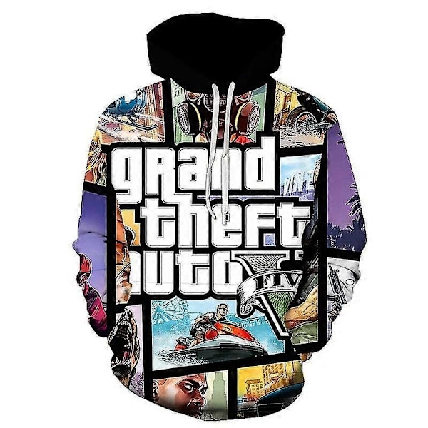 Höst 3d Grand Theft Auto Serien Tryckt Sweatshirt Casual Mode Dam Y2k Hoodies Toppar-Perfet DHZ8K2312153 110