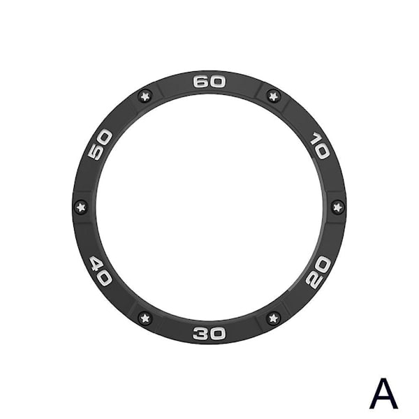 Xiaomi Watch S3:n bezel-näytönsuojakalvo PC-kuorella - Täydellinen suoja Black white