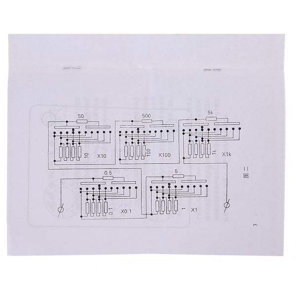 Resistance Box Justerbar Lab Roterande Resistor Substitution Box 0 till 9999,9 Ohm- Perfet