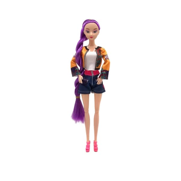 K-POP Demon Hunter Jentegruppe Dukker LumimiraZoe Vinylfigurer 28 cm Samleleker - Perfekt 3