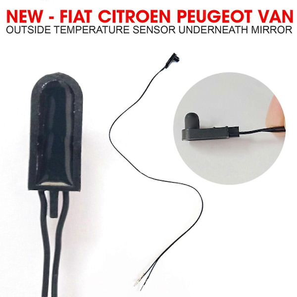 Fiat Citroën Peugeot skåpbil utomhustemperaturgivare placerad under backspegeln - perfekt
