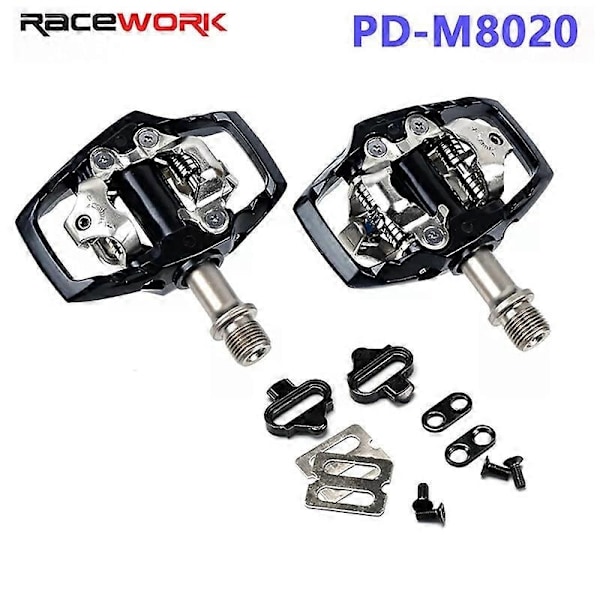 MTB-polkimet DEORE XT PD-M8000 M8020 Itselukittuvat SPD-polkimet MTB-komponentit Yhteensopiva Polkupyöräkilpailujen Maastopyörän Osien Kanssa - Täydellinen YINGTE M8020