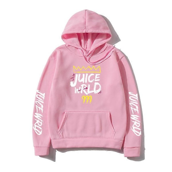 Rapper Juice Wrld 999 O-Neck Genser Menn/Kvinner Mote Langermet Vår Høst Hettegensere Genser Hip hop topper Pullover-Perfet Pink M