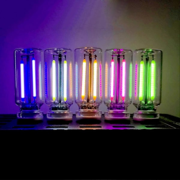 Mini USB LED-lampa 7 Färger RGB Bil USB LED Interiör Atmosfär Lampa Smart Laptop Tangentbord Ambient Nattlampa för Hemmakontor Dekoration - Perfet Warm White
