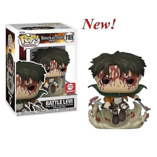 Attack on Titan serie #1169 Battle Levi actionfigur leksakssamling present 1169 utan låda - perfekt