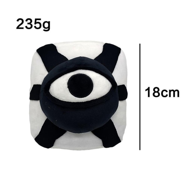 Døre Roblox Figurer Døre Plyslegetøj Monsters Skrækspil Plys udstoppede dyr [DB]- Perfet square eyed monster