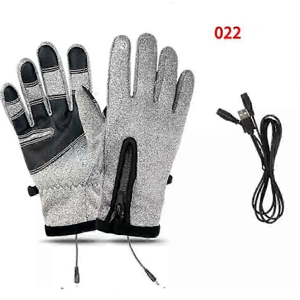 Miesten vedenpitävät hanskat, Ultimate Winter Heated Windproof Gloves - Perfet 022grey M