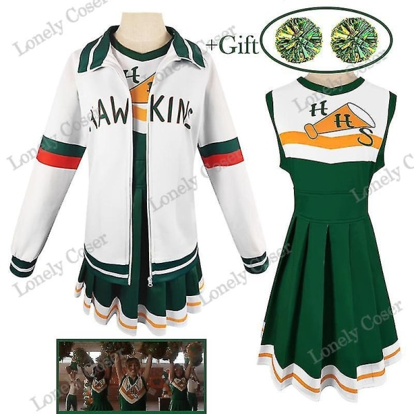 Chrissy Cunningham Cosplay Costume Stranger Things Sæson 4 Cheerleader Props Hawkins High School Lu - Perfet