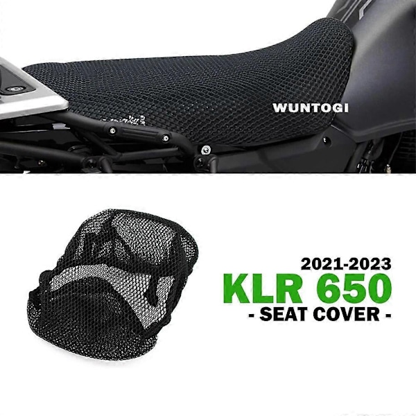 2024 Kuuma Myynti KLR 650 Tarvikkeet Moottoripyörä 3D Hunajakenno Sopii Kawasaki KLR650 2021 2022 2023 Suojaava Istuintyyny Verkko Täydellinen
