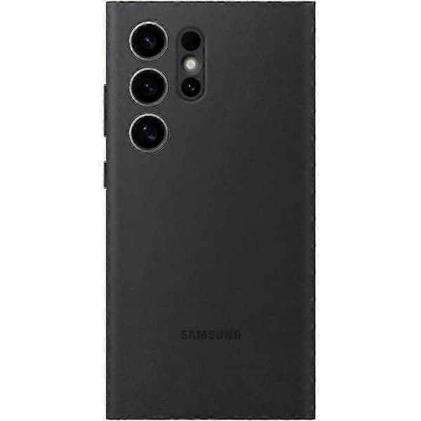 Kompatibel med Galaxy S23 Ultra Plånboksfodral i Svart-Perfekt