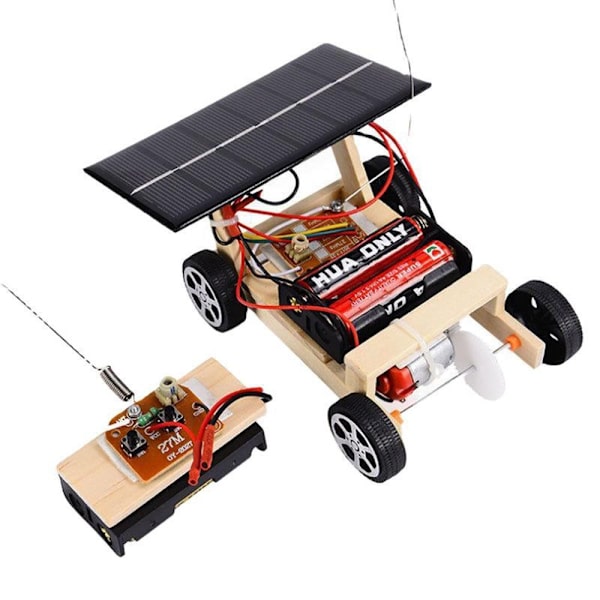 1st Remote Control Car Solar Car Model STEM Education - Perfet