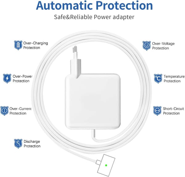 85W Magsafe 2 oplader til Apple Macbook Pro 13\" 15\" 17\"-WELLNGS