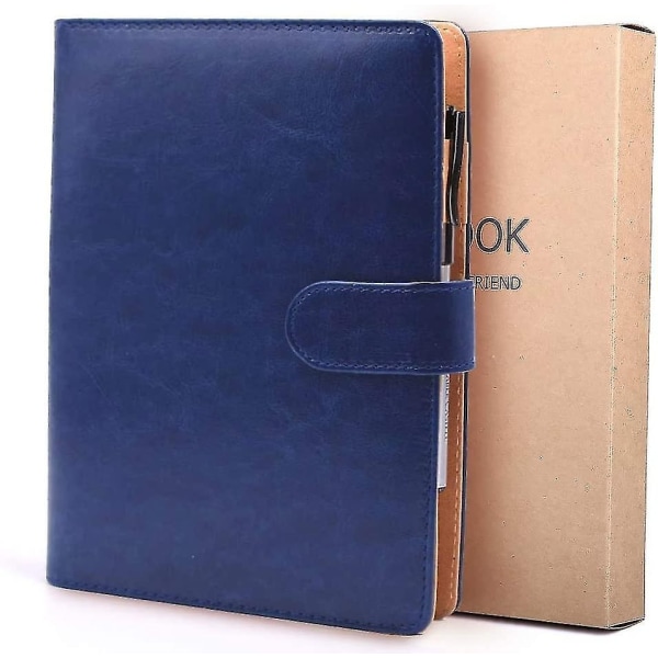Notebook A5 Läder Filofax Refillable Diary Executive Conference Folder 6 Ring - Perfet